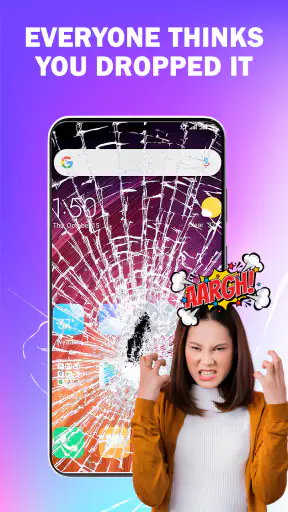 Broken Screen: Magic Wallpaper screenshot