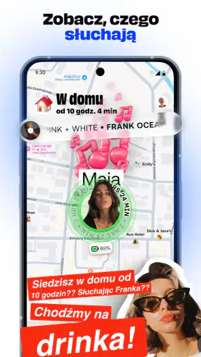 Bump - mapa dla znajomych screenshot