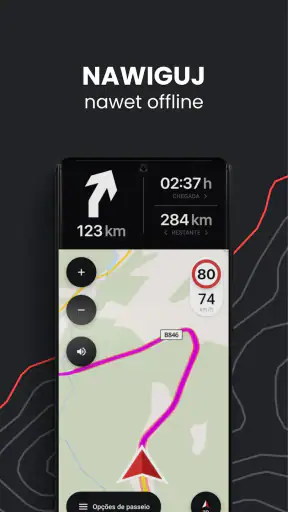 calimoto Nawigacja motocyklowa screenshot