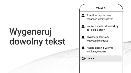 Chat AI: Zapytaj Agenta screenshot