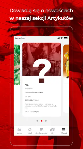 Coca-Cola: Graj i wygrywaj screenshot