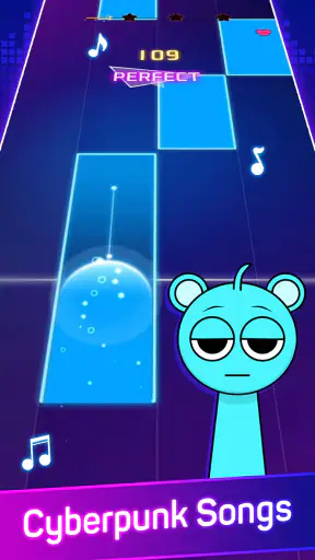 Cyber Music Rush: Gra Muzyczna screenshot
