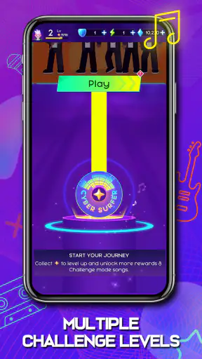 Cyber Surfer : Ритм Одіссея screenshot