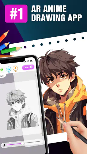 Draw Anime - AR Tracing App screenshot