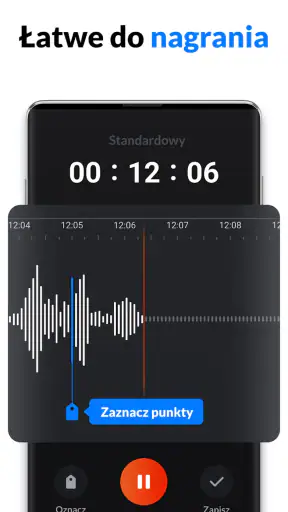 Dyktafon na Androida screenshot