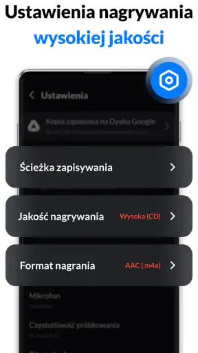Dyktafon na Androida screenshot