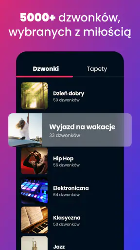 Dzwonki na telefon piosenki screenshot