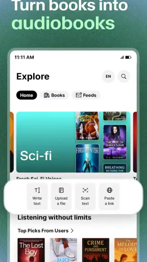 ElevenReader: Czytaj na głos screenshot