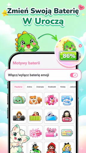 Emoji Battery: Status Bar Icon screenshot