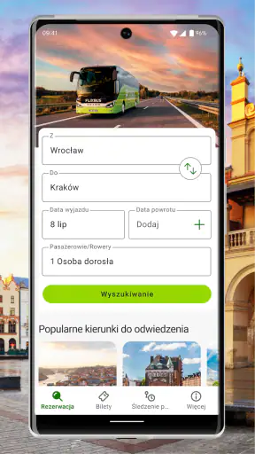 FlixBus: Bilety Autobusowe screenshot