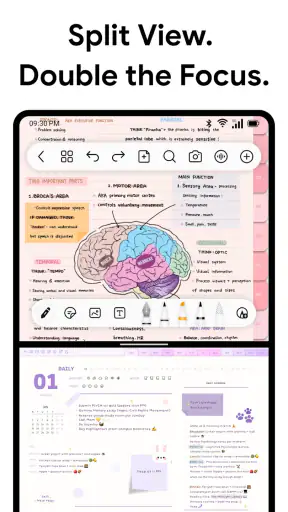Freenotes: Notatki AI i PDF screenshot