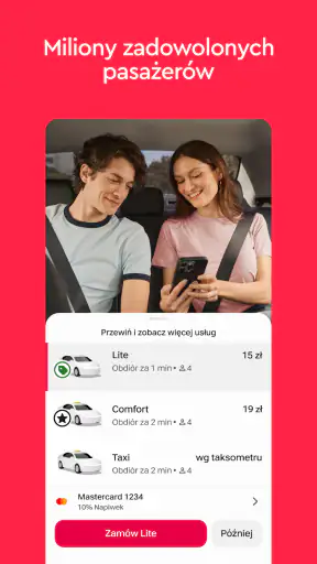 Freenow by Lyft: taxi i więcej screenshot