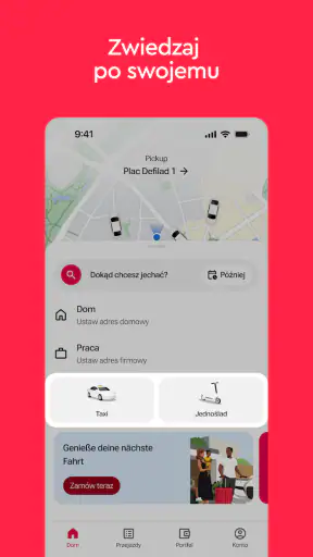 Freenow by Lyft: taxi i więcej screenshot