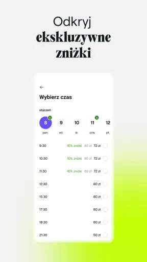 Fresha dla klientów screenshot