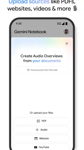 Gemini Notebook screenshot