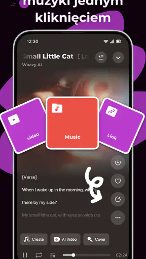 Generator muzyki AI - Waazy screenshot