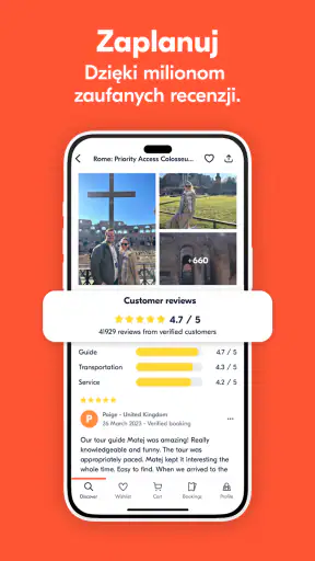GetYourGuide: Podróże & Bilety screenshot