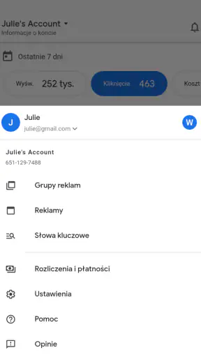 Google Ads screenshot