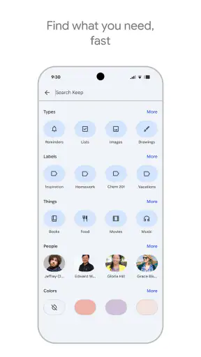 Google Keep – notatki i listy screenshot