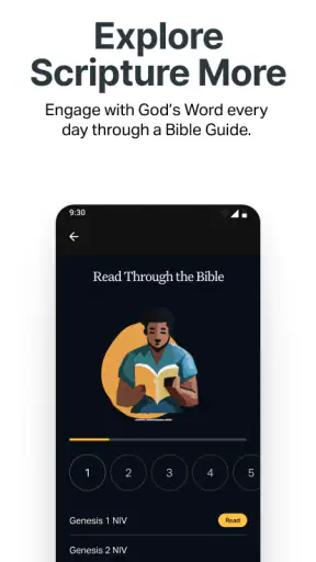 Holy Bible Offline NIV KJV App screenshot