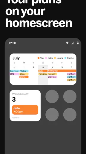 Howbout: shared calendar screenshot