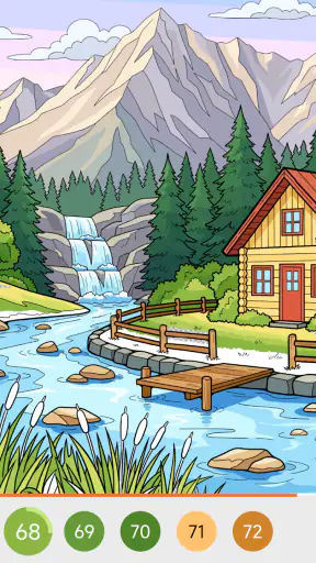 HueNook: Happy Coloring screenshot
