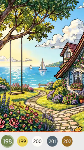 HueNook: Happy Coloring screenshot