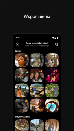 Instants, aplikacja Instagramu screenshot