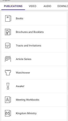JW Library screenshot
