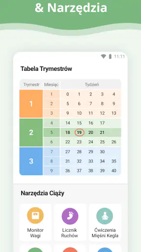 Kalendarz ciąży screenshot