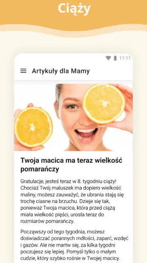 Kalendarz ciąży screenshot