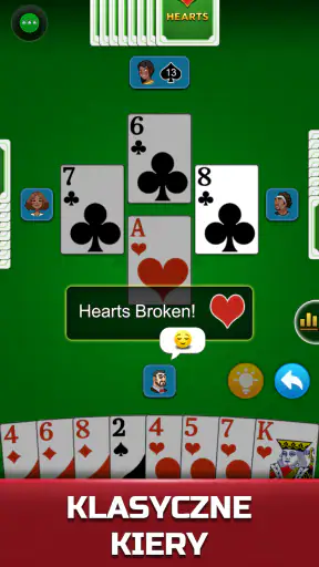 Kierki: Klasyczna gra karciana screenshot