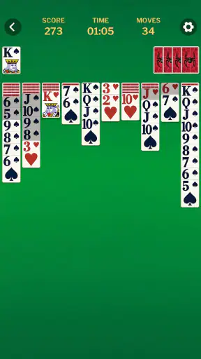 Klasyczne gry Spider Solitaire screenshot