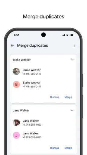 Kontakty screenshot