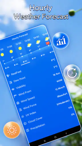 Lokalna pogoda：widżet alertów screenshot