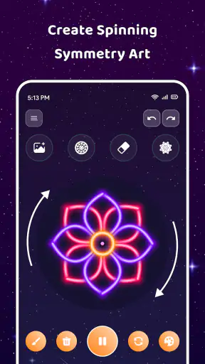Magic Wheel - Spin Art Drawing screenshot