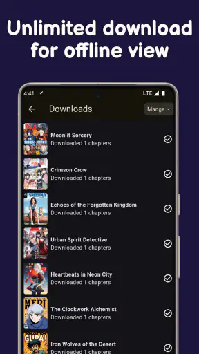 Manga Reader: Cookie Manga screenshot