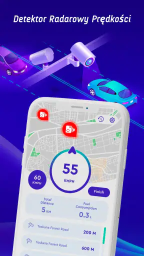 Mapy offline, GPS screenshot