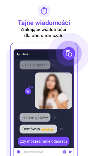 Messenger SMS wiadomości emoji screenshot
