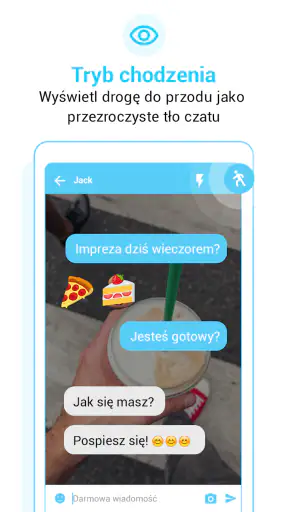 Messenger SMS wiadomości emoji screenshot