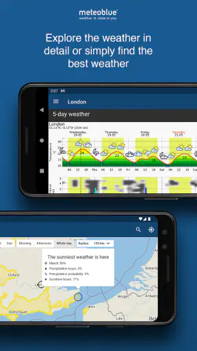 Pogoda, radar i mapy meteoblue screenshot