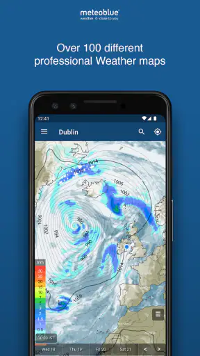 Pogoda, radar i mapy meteoblue screenshot