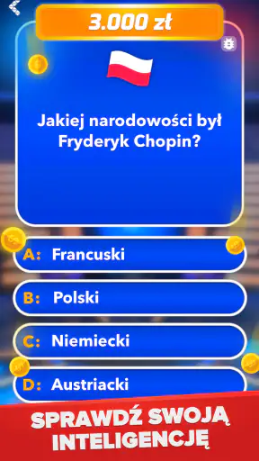 Milionerzy - Polski Quiz Gra screenshot