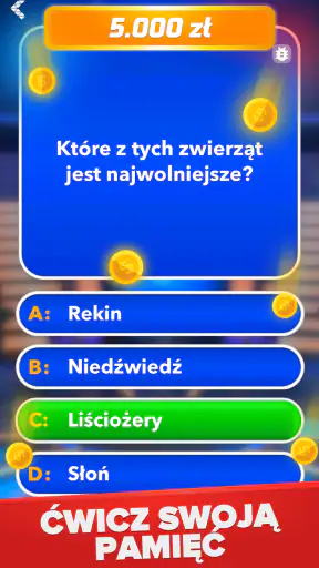 Milionerzy - Polski Quiz Gra screenshot