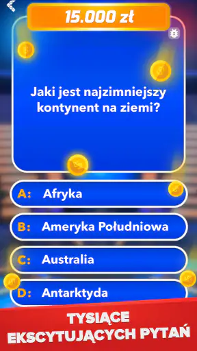 Milionerzy - Polski Quiz Gra screenshot
