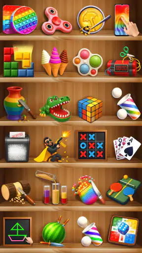 Mini gry i zabawki relaksa screenshot