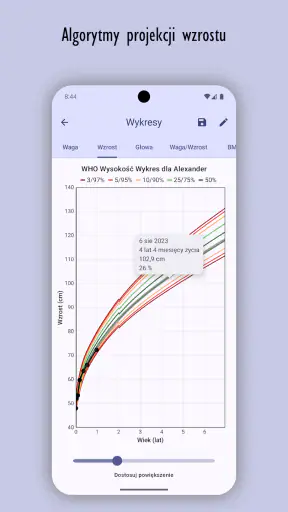Monitor Wzrostu Dziecka screenshot