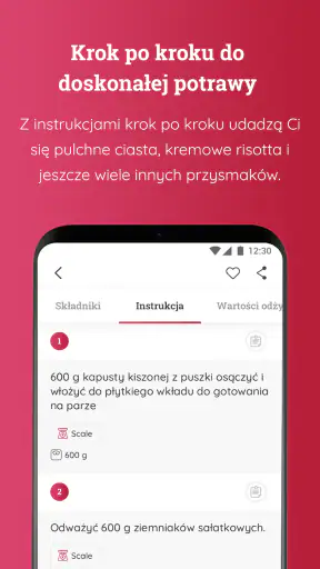 Monsieur Cuisine App screenshot