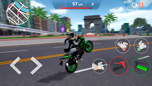 Motorcycle Real Simulator screenshot