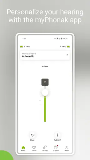 myPhonak screenshot